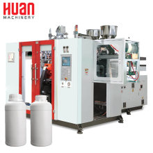 Articulated type multi layer hdpe lldpe  1/2/3/4/5  liter liquid fertilizer bottle extrusion blow mould molding machine